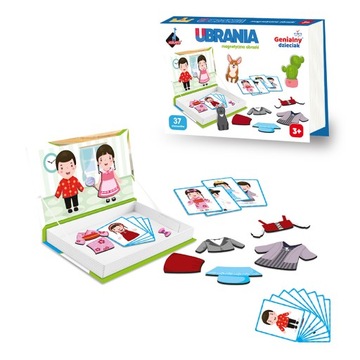 Puzzle magnetyczne 37 el. Zabawa w ubieranie