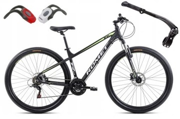 ROWER MTB GÓRSKI 29 ROMET RAMBLER R9.2 SHIMANO OŚWIETLENIE I STOPKA GRATIS