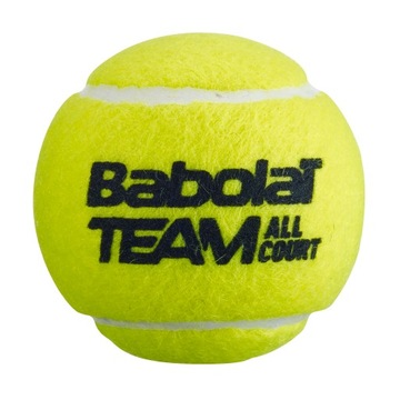 Piłki tenisowe Babolat Team All Court 4 szt. żółte 502081 OS