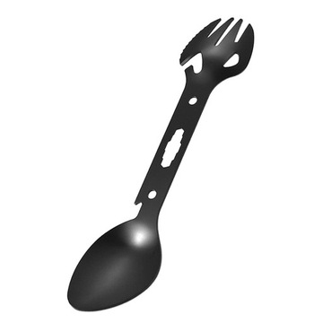Uniwersalna puszka piwa Spork Camping w kolorze czarnym