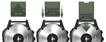 Силиконовый ремешок KHAKI для Garmin Epix 2 Sapphire