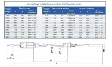 Тормозной трос KNOTT оригинал неизвестен 830/1040