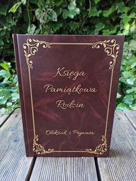 Kronika Rodzina A4 z dowolnym złotym nadrukiem