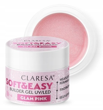CLARESA SOFT & EASY ŻEL BUDUJĄCY Z TIKSOTROPIĄ WYBÓR KOLORU 90 g