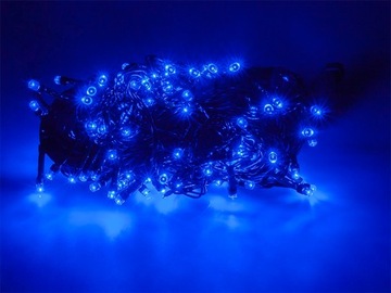 Lampki CHOINKOWE LED 300 NIEBIESKIE 22mb