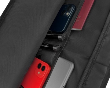 Мужская и женская сумка для ноутбука 17 дюймов KOCHMANSKI, черная