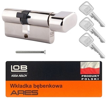 wkładka Lob Ares G30/40 z gałką nikiel