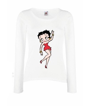 BLUZKA DAMSKA Betty Boop PIN UP WZORY PREZENT