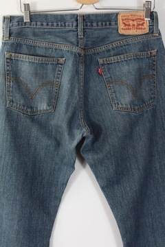 LEVI'S 514 SZARE SPODNIE JEANS W34 L34 BDB STAN