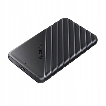 Корпус Orico для 2,5-дюймового жесткого диска SSD, USB-C 3.1 6 Гбит/с, черный + кабель USB-C