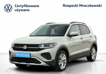 Volkswagen T-Cross SUV Facelifting 1.0 TSI 115KM 2024 Volkswagen T-Cross 1.0TSI 116KM Life DSG, Kamera Cofania, Fotele Podgrzewa