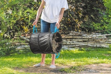 Садовая корзина 172л, складная, сплошная, трава CELLFAST