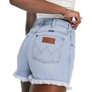 WRANGLER FESTIVAL SZORTY JEANSOWE DAMSKIE LOGO W31