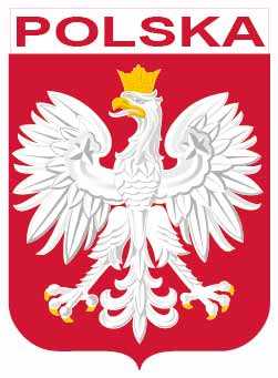 NAKLEJKA ORZEŁ GODŁO POLSKA x 3 SZT. ODBLASKOWE