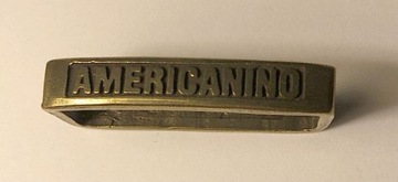 AMERICANINO szlufka wąska ramka przelotka brąz do paska do 39mm