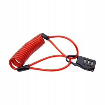 motocykl Wire Code Lock zamek do kasku