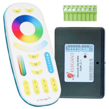 STEROWNIK S32M MUZYCZNY + PILOT DO TAŚM LED RGBW