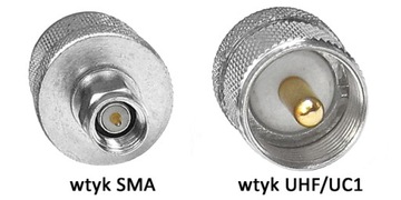 Адаптер RF SMA/wt-UHF/UC1/wt 50 Ом