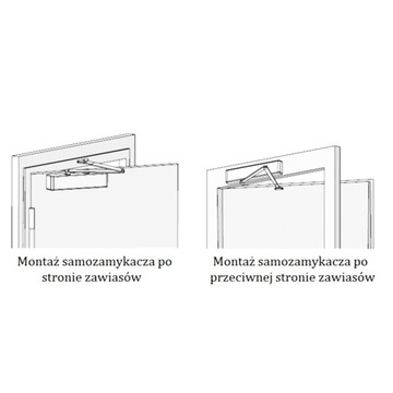 Доводчик дверной 80кг серебро ASSA ABLOY DC110