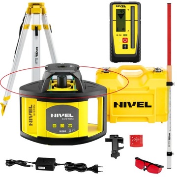 NIWELATOR LASEROWY NL500 DIGITAL + STATYW,ŁATA