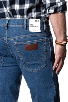 WRANGLER TEXAS MĘSKIE SPODNIE JEANSOWE 34/32