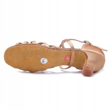 ТАНЦЕВАЛЬНЫЕ ТУФЛИ ДЛЯ ЛАТИНО САЛЬСА 5см - ОРЕХ