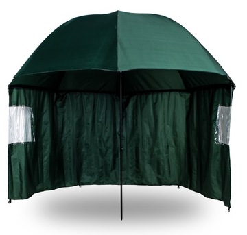 БОЛЬШОЙ ЗОНТ ДЛЯ РЫБАЛКИ 240 см ВОДОНЕПРОНИЦАЕМАЯ палатка С СТОРОНАМИ для рыбалки ЗОНТИК