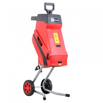 MOCNY RĘBAK ROZDRABNIACZ ELEKTRYCZNY DO GAŁĘZI TARCZOWY 2500W 45mm Z KOSZEM