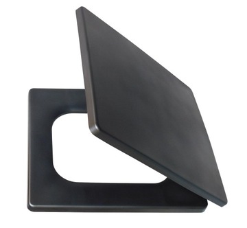 МЕДЛЕННО ЗАКРЫВАЮЩЕЕ ПРЯМОУГОЛЬНОЕ МАТОВОЕ сиденье для унитаза