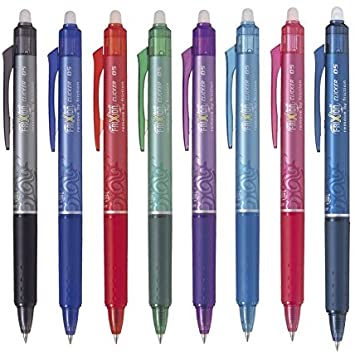 Długopis Pilot Frixion Clicker 0,5 mm 8 sztuk / 8 kolorów