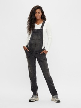 MAMA.LICIOUS MLFIA MATERNITY DUNGAREES, ogrodniczki ciążowe, szare, r.31/34