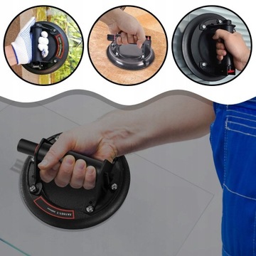 РУЧКА ВАКУУМНАЯ ПРИСОСКА ДЛЯ СТЕКЛЯННОЙ ПЛИТКИ ДЛЯ керамической плитки 140 КГ 200 ММ УСТАНОВКА