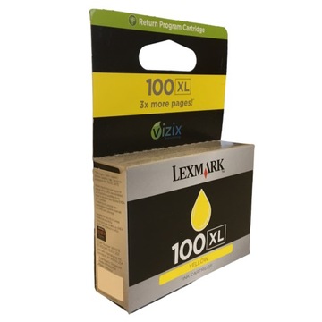 Lexmark 100XL Желтый с желтыми чернилами 14N1071E