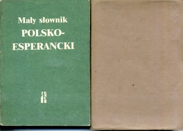 Mały słownik polsko-esperancki Tymiński + inny sło
