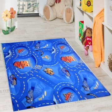 DYWAN DISNEY CARS DROGI MATA ULIC AUTA 200x240
