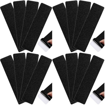 Ступени для уличной лестницы без ковриков, черная лента