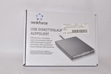 Внешний флоппи-дисковод 3,5 дюйма USB 2.0 Renkforce