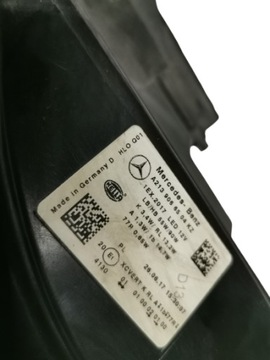 MERCEDES E W213 ФОНАРЬ ПЕРЕДНИЙ ЛЕВЫЙ МНОГОЛУЧНОЙ ОРИГИНАЛ