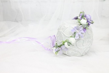 Свадебный венок для причастия, красивое украшение для волос