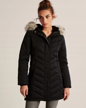 ABERCROMBIE Hollister Ultra Parka Jesień Zima M