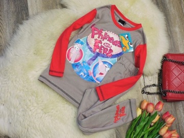 DISNEY - NOWA PIŻAMK FINEASZ & FERB r 104/110