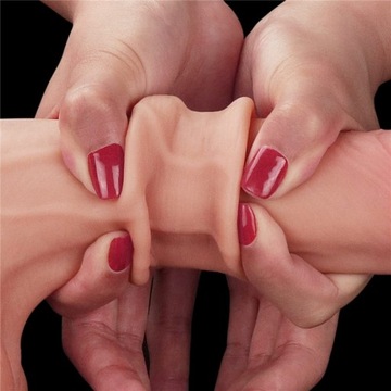 Вагинальный фаллоимитатор MOVABLE SKIN, искусственный пенис 22 см