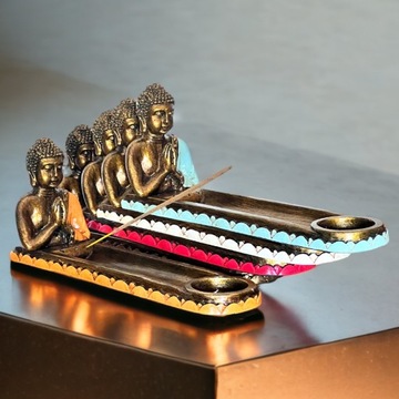 Подставка для благовоний, фигурка Будды, подарок из смолы