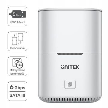 Док-станция: 2 SSD/HDD 2,5 дюйма для USB-C 3.0
