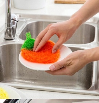 Мультяшная ткань для мытья посуды