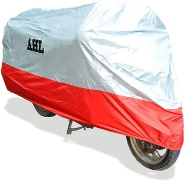 Pokrowiec Plandeka na Motocykl Rower Skuter Motor Roz. L 230x95x125 cm