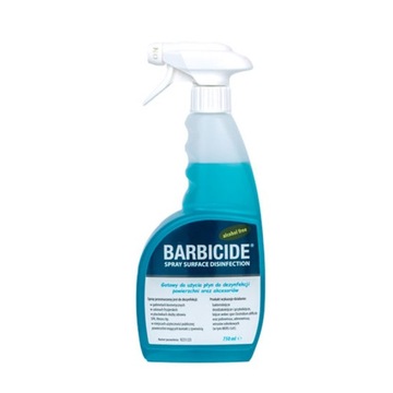 BARBICIDE Spray do dezynfekcji powierzchni narzędzi gotowy do użycia 750ml