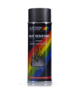 Motip LAKIER ŻAROODPORNY SPRAY ANTRACYTOWY 800 C