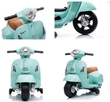 Самокат Vespa на аккумуляторе, белый