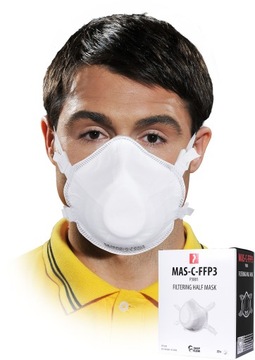 MASECZKA MASKA OCHRONNA PÓŁMASKA FFP3 - 10 SZTUK